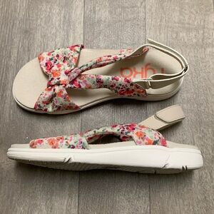 Womens Ryka Macy Floral‎ Slingback Strap Sandals